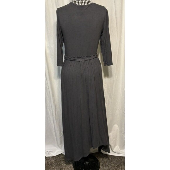 Matilda Jane Size S Choose Your Own Path Go West Maxi Dress Women Space Dye Gray - Picture 3 of 6